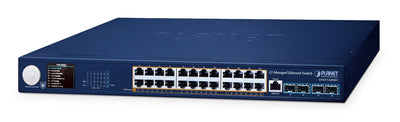 Planet Layer 3 24-PORT 10/100/1000T Gestionado L3 Gigabit Ethernet (10/100/1000) Energía Sobre Ethernet (PoE)  — image 1