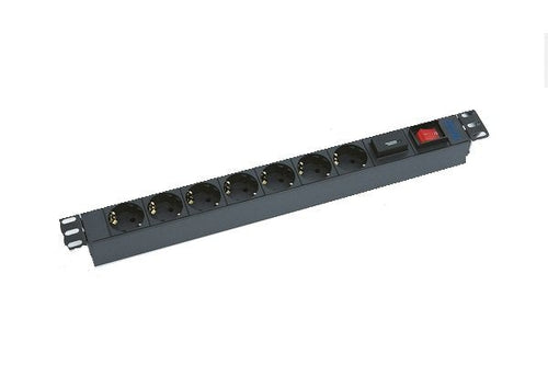 Triton RAB-PD-X12-A1 Power Strip 19 1U 7X Contact Protection With Protection Contra Rayos — image 1