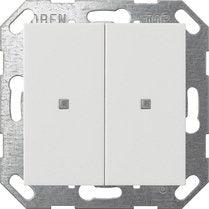 Gira 517303 Knx Pulsador Tecla Tilting 2F System 55 White Puro
