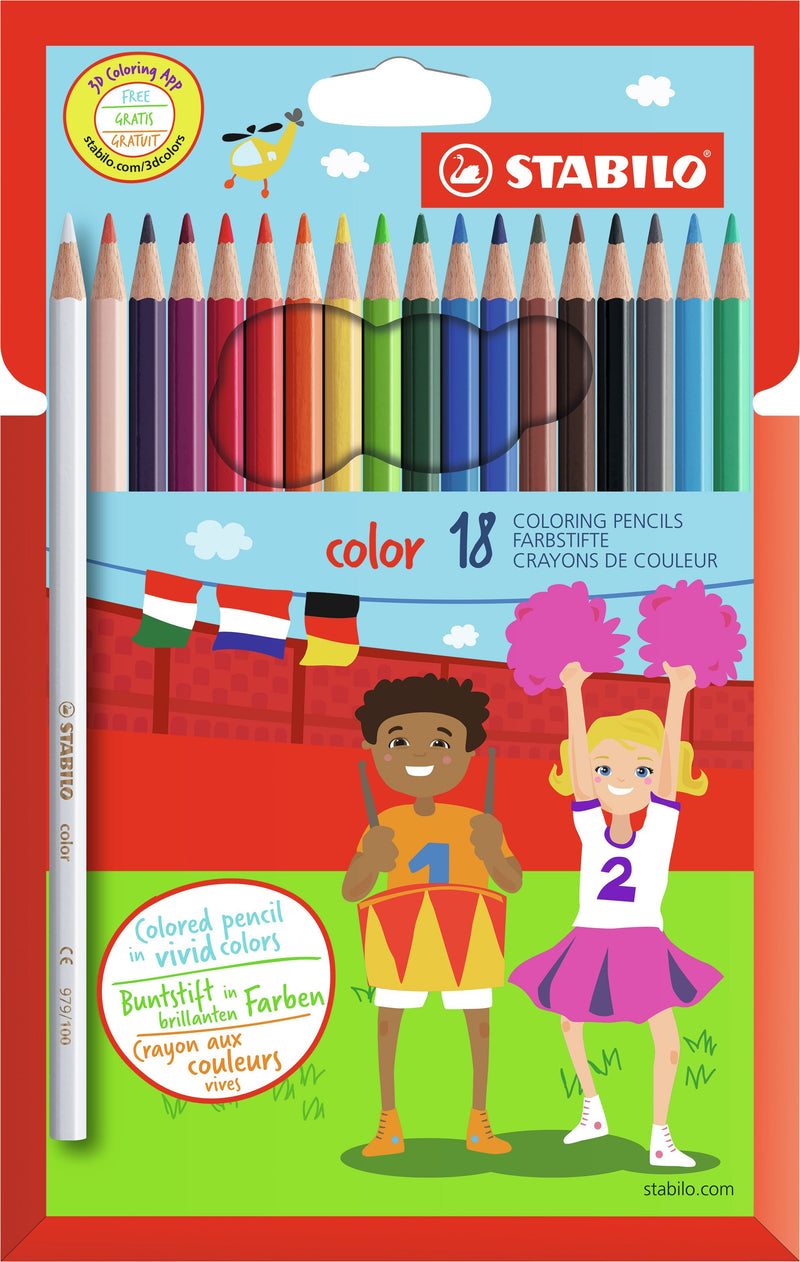 Stabilo 18 Stabilo Pencils Colours