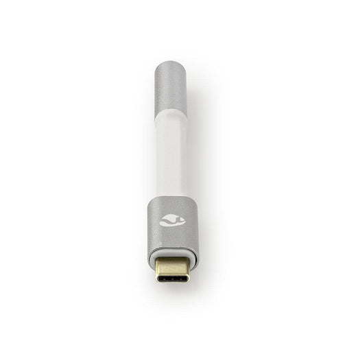 Nedis Usb-adapter USB 2.0 Usb-c™ Connector Male 3.5MM Connector Female 0.08M Round Chapado Oro Trenzado / Nylo — image 1