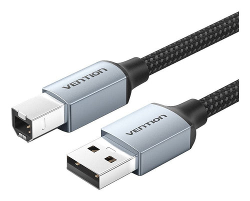 Vention USB Cable 2.0 Printer Ctthl USB Tipo-b Male USB Male 480Mbps 10M Grey — image 1