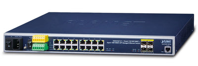 Planet IGS-5225-16T4S Switch Gestionado L2 + Gigabit Ethernet (10/100/1000) Black 1U — image 1