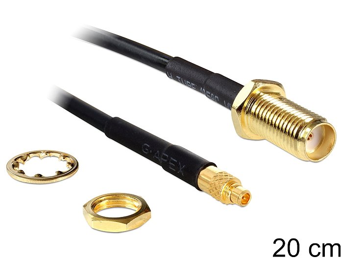 Delock Cable Antenna Sma Female Am Einbau MMCX Male 200MM