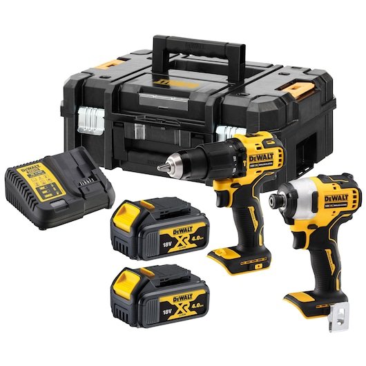 Dewalt Kit Tools Eléctricas Combo DCK2062M2T (DCD709 + DCF809) 18V 2X4,0AH