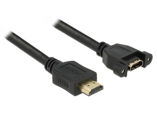 Delock HDMI Cable -a Male Hdmi-a Female Installation 1M — image 1
