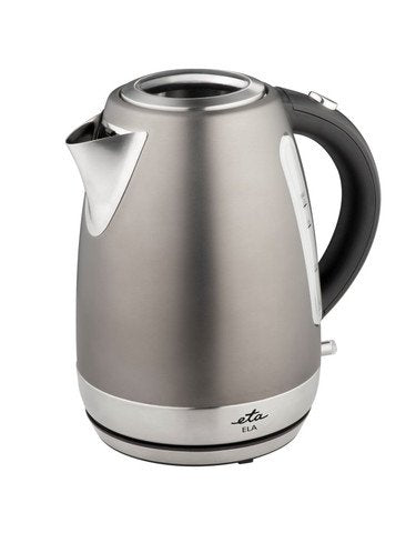 Eta Ela Tetera Eléctrica 1,7 L Antracita, Grey Steel Inoxidable 2200W — image 1