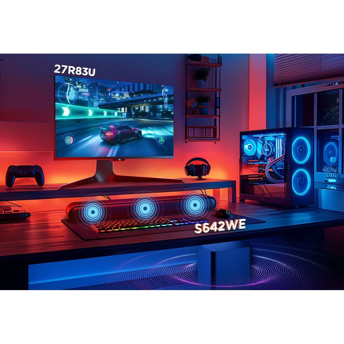 Tcl Monitor Tcl 27R83U 4K Ultra Hd 27"