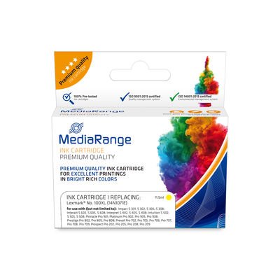 Mediarange Cartridge Lexmark Nr. 100XL With Chip Yellow