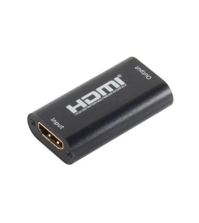 S-impuls HDMI Amplifier Metal 4K30HZ, Black