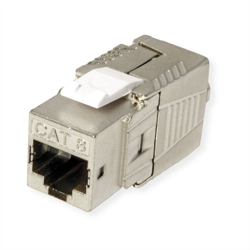 Roline CAT.8 (class I) Keystone, Apantallado, Without Tools Silver