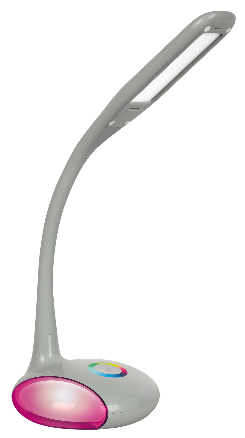 Activejet Lamp Desk LED Venus Grey With Base RGB