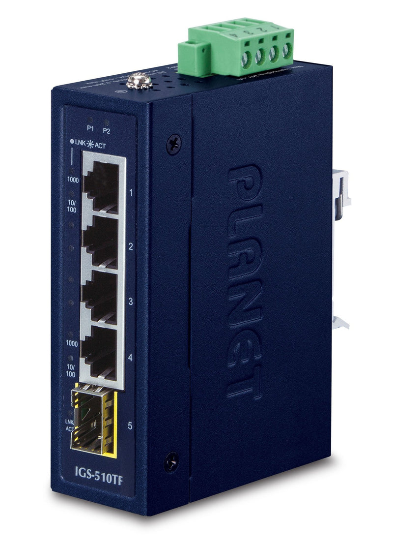 Planet IGS-510TF Switch No Administrado Gigabit Ethernet (10/100/1000) Blue