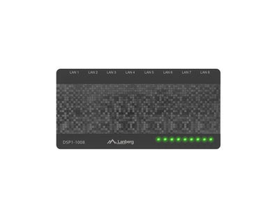 Lanberg Switch DSP1-1008 8 Ports Gigabit Chipset Realtek RTL8370N-VB — image 1