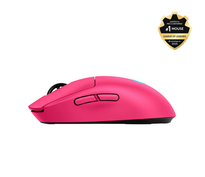 Logitech Mouse Gaming G Pro 2 Diestro And Zurdo Óptico 8 Buttons Wireless Cableado 2.4GHZ USB Receptor USB Log — image 1