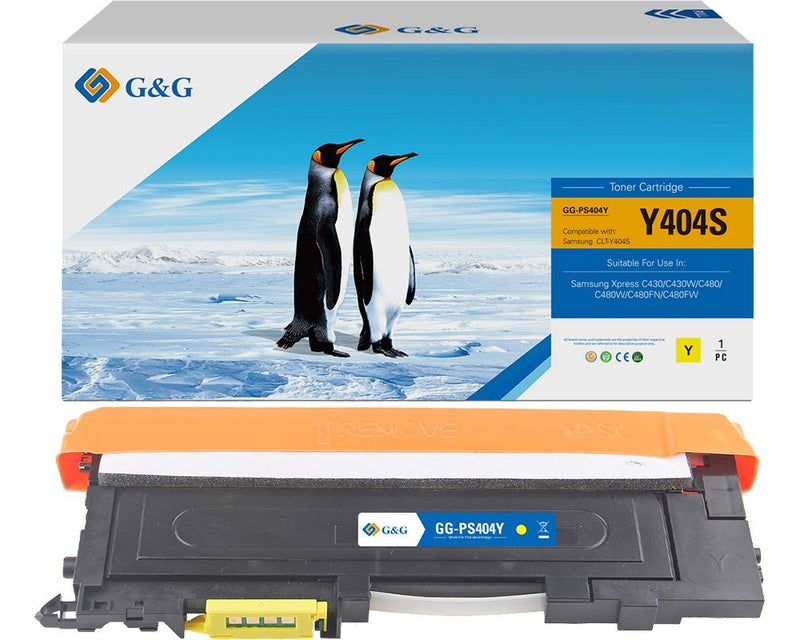 G&g Toner Compatible With Samsung CLT-Y404S HP SU444A