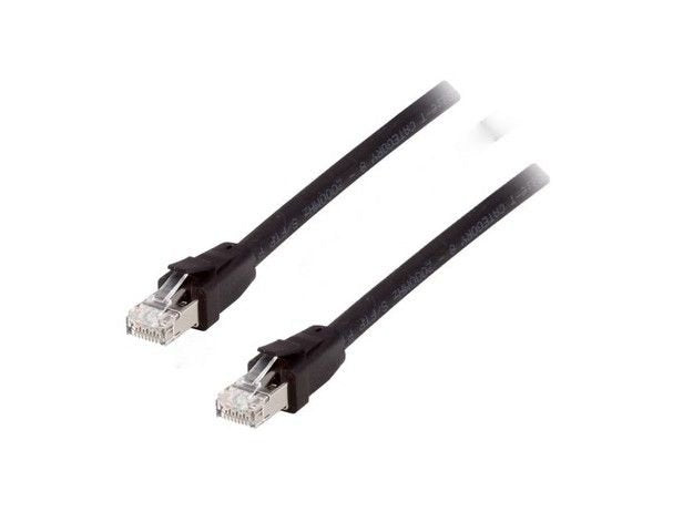 Equip Network Cable CAT.8.1 S/FTP 2x RJ45 0.50M Black (sstp