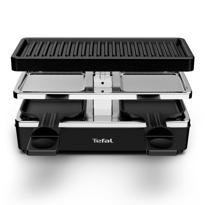 Tefal Plug & Share RE230812 Parrilla Eléctrica Contact Raclette Black/Silver Black Silver Rectangular China, 4