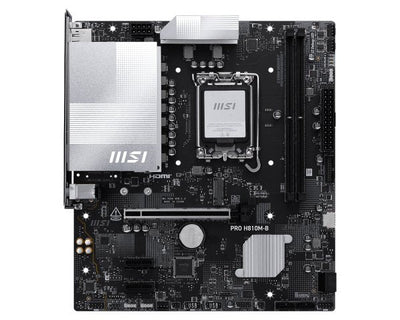 MSI Motherboard Intel Pro H810M-B H810 Lga 1851 Socket V1) microATX — image 1