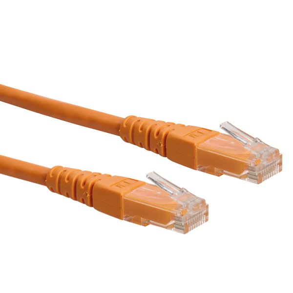 Roline UTP- Network Cable KAT.6, Orange 2,0M (21.15.1547)