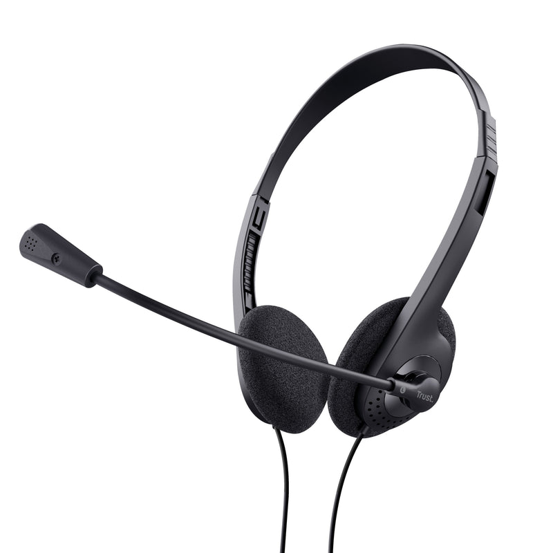 Trust Headphones Chat Headset 24659 With Microphone Jack 3.5 Black