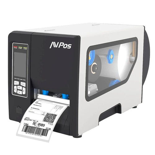 Avpos Printer E1 Thermal Labels Industrial - Speed 203MM/S - Resolution 300 DPI - Usb, Serie And LAN - Colour — image 1