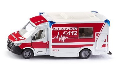 Siku Ambulancia Super Mercedes-benz Sprinter Miesen Type-c, Model Vehículo Red/White 4006874021154