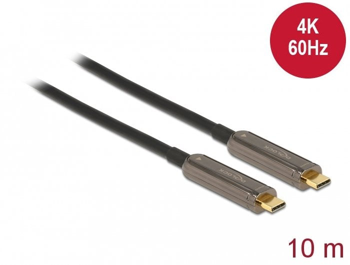 Delock Aktives Óptico Usb-c™ Video Cable 4K 60 HZ 10M
