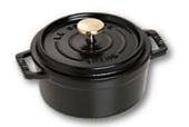 Staub Pot Cocotte 12CM Round Black, Cast Iron