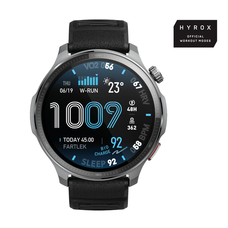 Amazfit Smartwatch Balance 2 Xt 3,81CM (1.5) Amoled Digital 480 X 480 Pixels Screen Touchscreen Black Wi-Fi GP