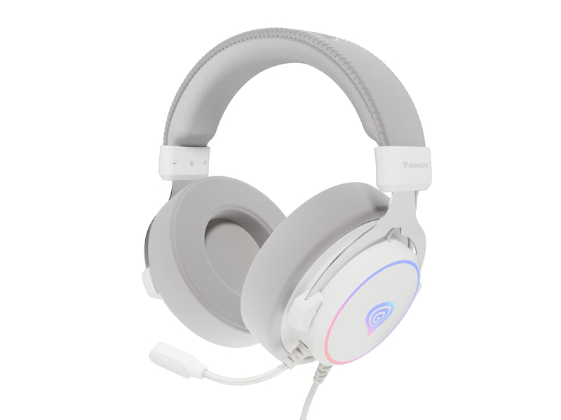 Genesis Headphones Neon 764 Alámbrico Diadema Set USB Type a White