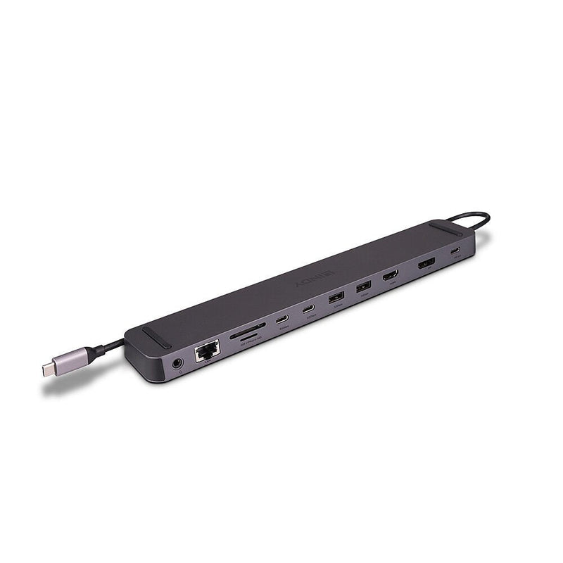 Lindy Dst-mini Xt 810, Mini Estación Acoplamiento USB-C Laptop With Screen Única (8K) Or Screen Dual (4K60) An