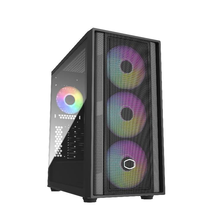 Cooler Master Box Masterbox 600, Black Glass Tempered MB600-KGNN-S00