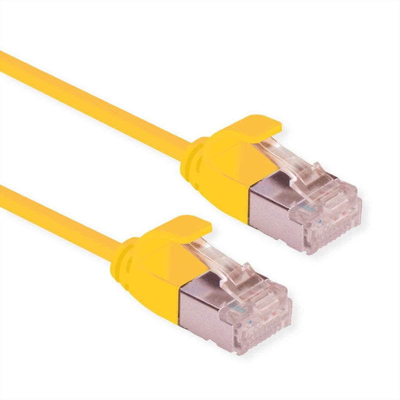 Roline Green U FTP Network Cable CAT.6A (class Ea), Lsoh, Slim, Yellow 5M