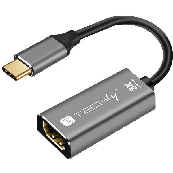 Techly Adapter USB-C a HDMI 2.1 0.15M
