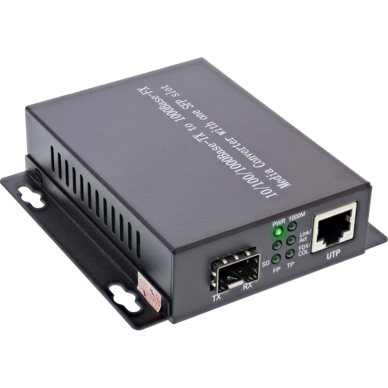 Inline Convertidor Medios 10/100/1000MB/S Tp a Sfp Fo (para Lc Duplex), Mm, 550M