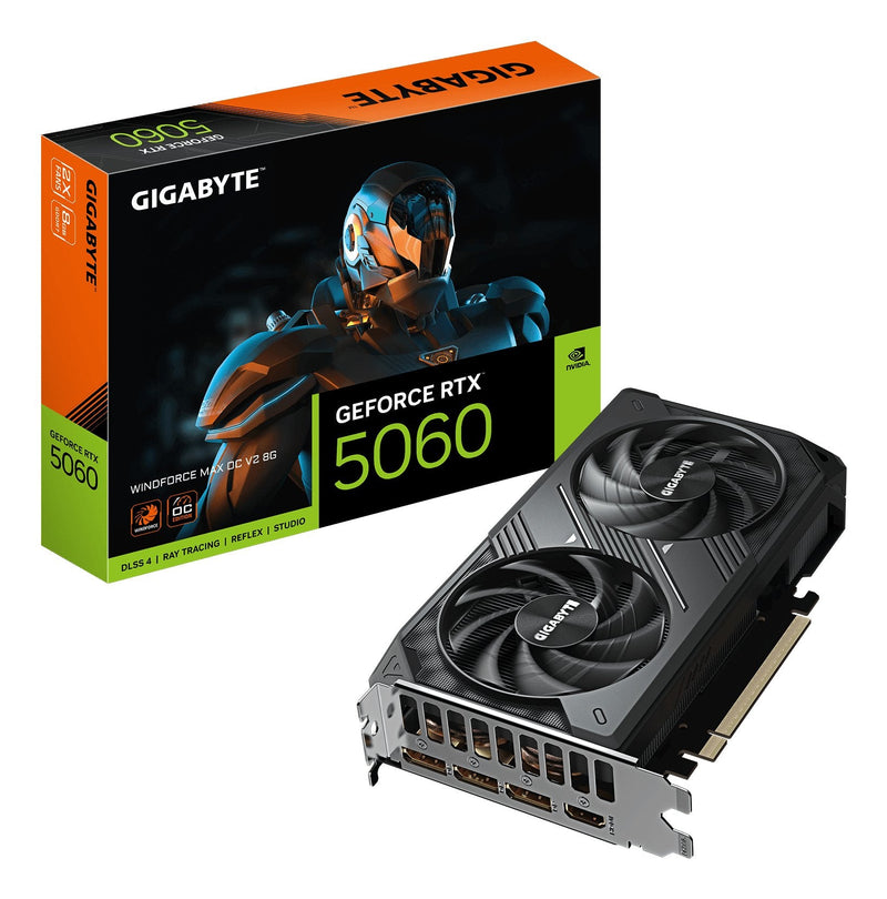 Gigabyte Graphics Card GeForce Rtx 5060 Windforce Max. Oc V2 8G