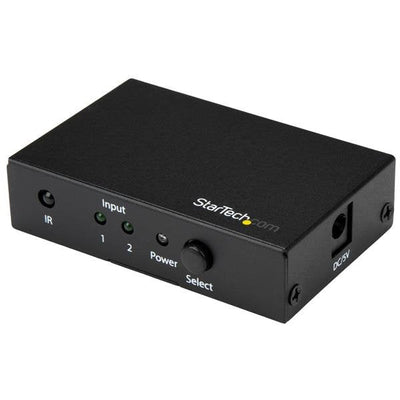 StarTech.com Switch Conmutador HDMI 2 Ports Selector HDMI 4K 60HZ Ultra HD Switch Vídeo/Audio 2 X HDMI Desktop — image 1