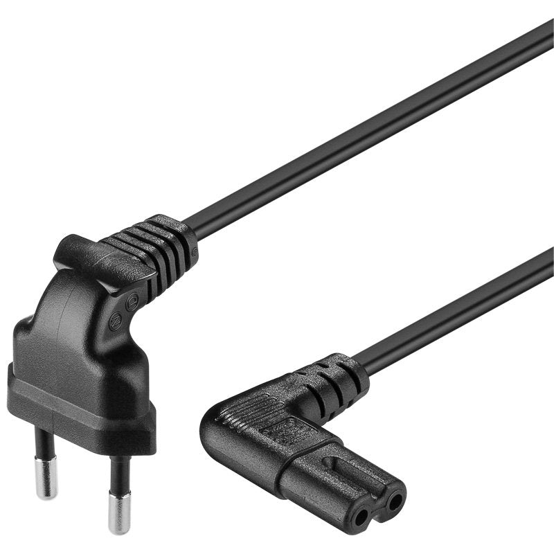 Goobay Cable Power Power Cable CEE7/16 To C7. Black. 0.75M