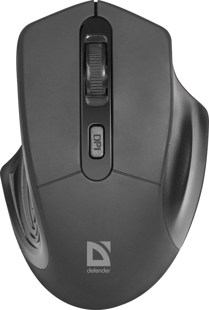 Defender Mouse Óptico Bluetooth MB-345 RF Black 1600DPI 4P