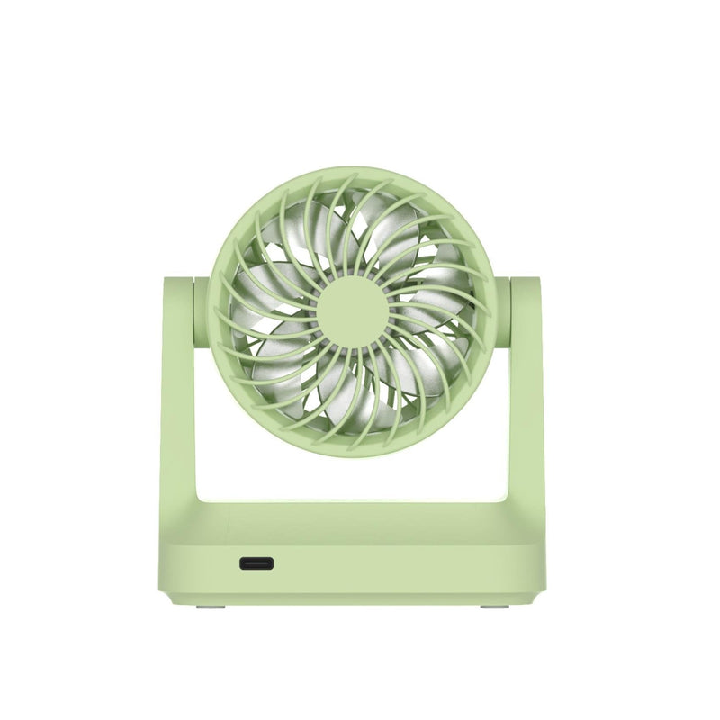 Muitomas Desk Mini Portable Fan With USB-C Charge Green Deskfangn