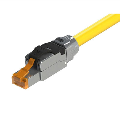 Roline S FTP- Pimf- Network Cable KAT.8 Class I Lsoh Massivdraht Yellow 2M — image 1