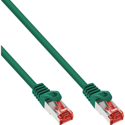 Inline Network Cable S/FTP Pimf CAT.6 250MHZ Cobre Libre Halógenos Green 1.5M — image 1