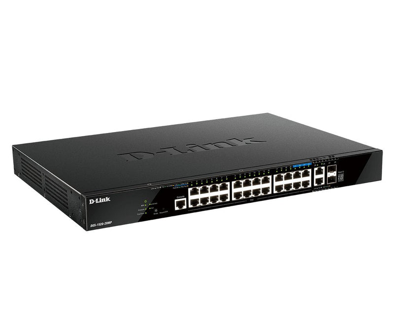 D-link DGS-1520-28MP/ And Switch 20XGBE PoE 2X10 Sfp +
