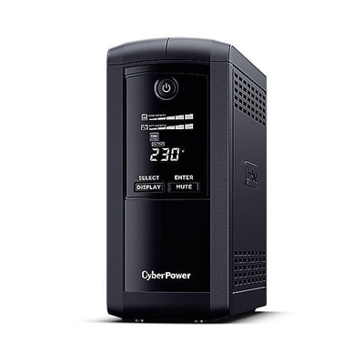 Cyberpower UPS Line Interactive VP1000ELCD 1000VA-550W 4 Salidas Formato Tower — image 1