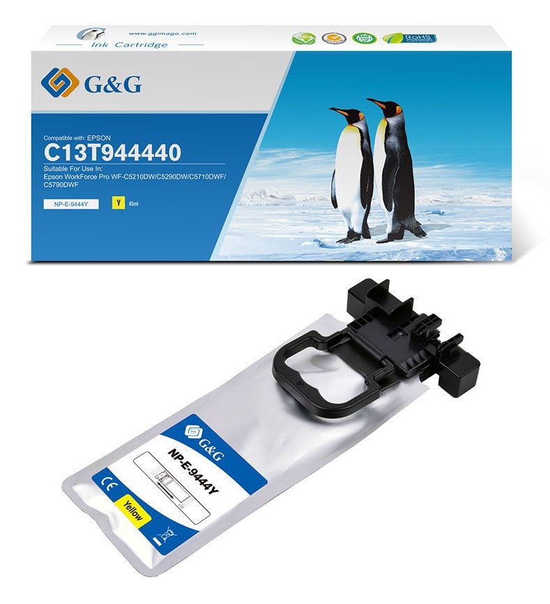 G&g Ink Cartridge Compatible With Epson T9444 Yellow