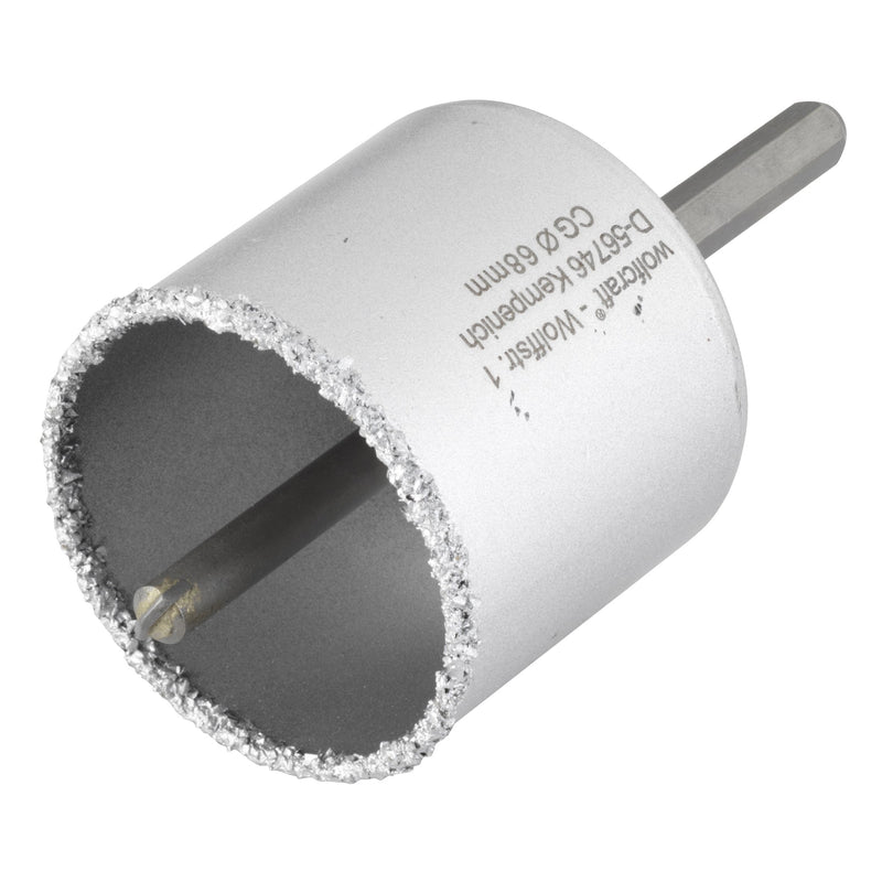 Corona Perforación Recubierta Carburo Tungsteno, With Adapter Ø68 X 55MM