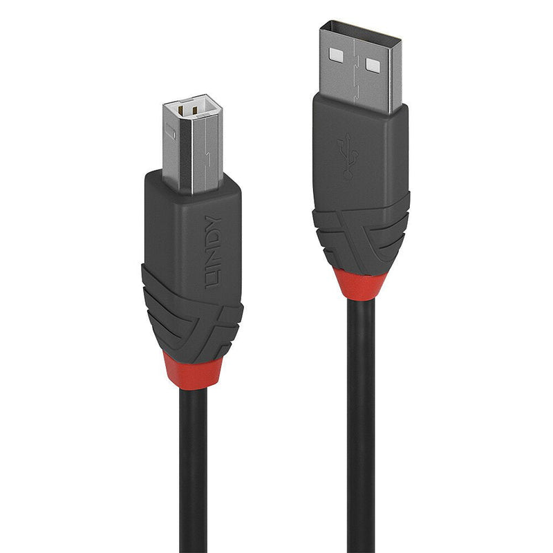 Lindy 36672 USB Cable 1M 2.0 USB a USB B Black