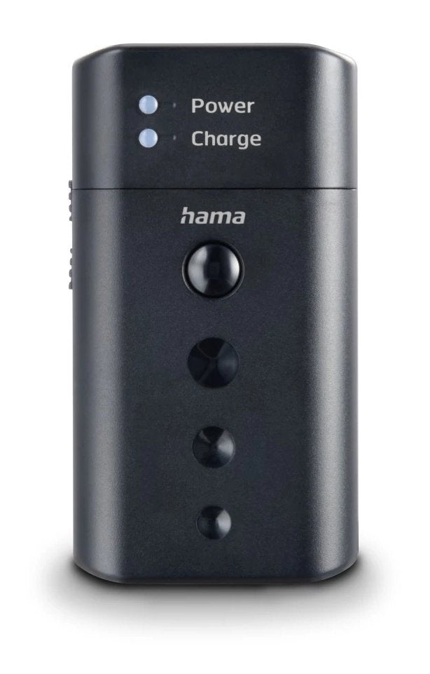 Hama Charger Batteries Recargables Delta Travel Universal Batteries Litio And Nimh USB-C Colour Black