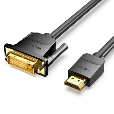 Vention Cable Converter Abfbi DVI Male HDMI Male 3M Black — image 1